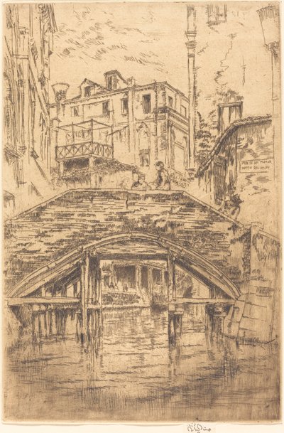 ピオヴァン橋 作： James Abbott McNeill Whistler