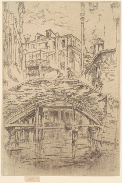 ピオヴァン橋 作： James Abbott McNeill Whistler