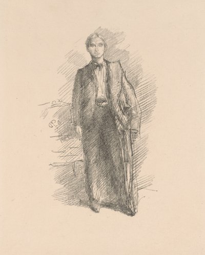 ポートレート・スタディ：ハーバート・C・ポリット氏 作： James Abbott McNeill Whistler