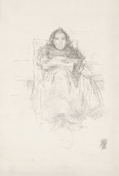ポートレイト スタディ: フィリップ夫人、No. 3 作： James Abbott McNeill Whistler