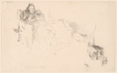 Portrait Study: Mrs. Philip, No. 4 [Studies of the Philips] 作： James Abbott McNeill Whistler