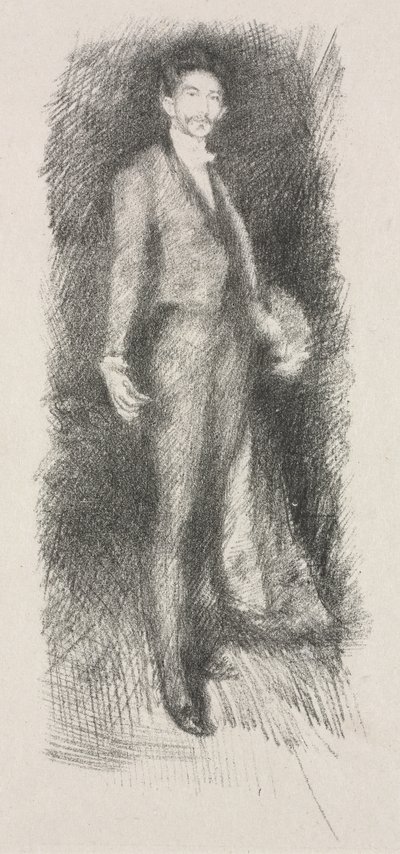 ロベール・ド・モンテスキュー伯爵の肖像 作： James McNeill Whistler