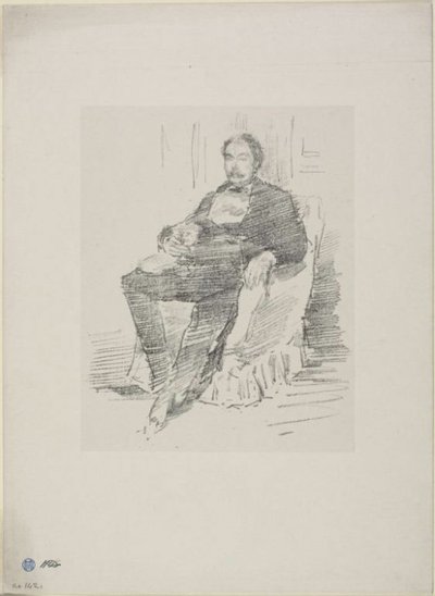 ウィスラー博士の肖像 No. 2 作： James Abbott McNeill Whistler