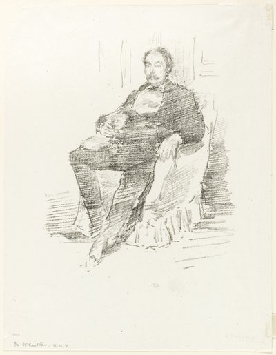 ウィスラー博士の肖像 No. 2 作： James Abbott McNeill Whistler
