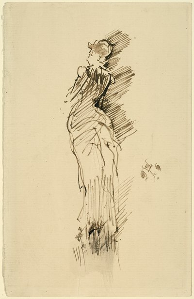 モード・フランクリンの肖像 作： James McNeill Whistler