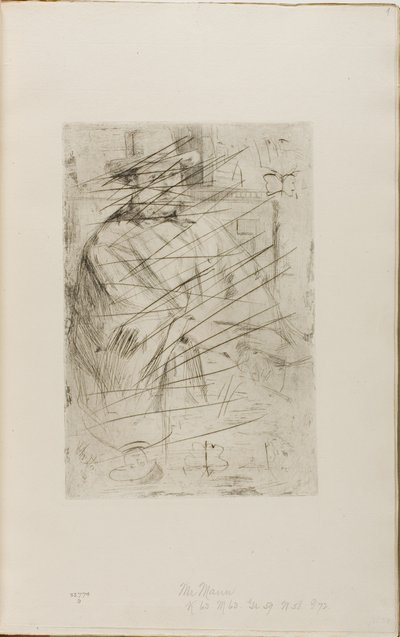 男の肖像 作： James Abbott McNeill Whistler