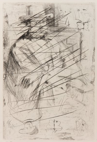 男の肖像 作： James Abbott McNeill Whistler