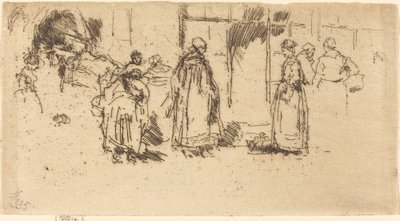 家禽市場、ロシュ 作： James Abbott McNeill Whistler