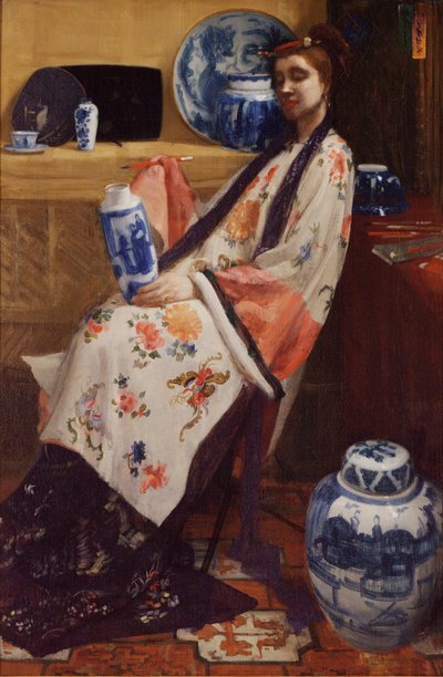 紫と薔薇色：六印のランゲ・ライゼン 作： James McNeill Whistler