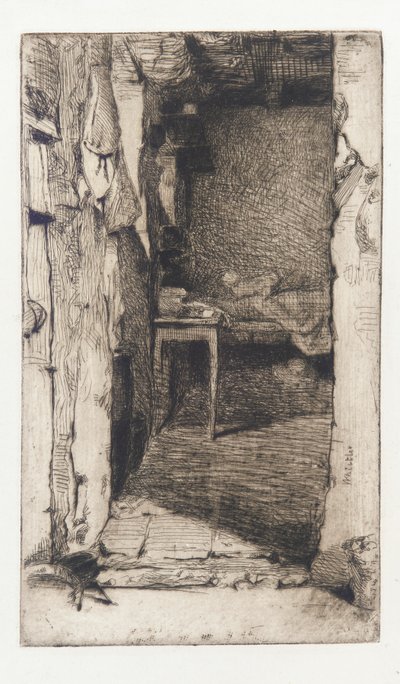 ラグピッカーズ、ムフタール地区、パリ 作： James Abbott McNeill Whistler