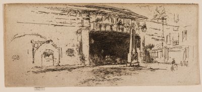 レイルウェイ アーチ、アメリカン スクエア 作： James Abbott McNeill Whistler