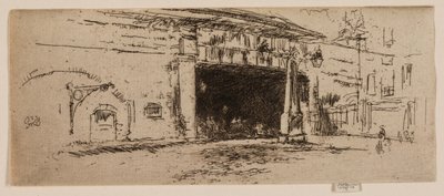 レイルウェイ アーチ、アメリカン スクエア 作： James Abbott McNeill Whistler