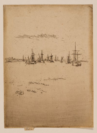 ティルベリーに戻る 作： James McNeill Whistler