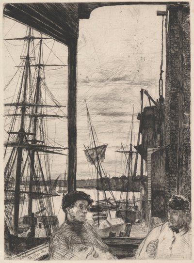 Rotherhithe K. 66 III から 作： James Abbott McNeill Whistler