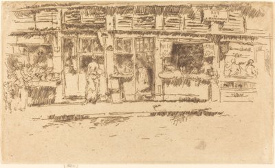 ロシュフーコー通り 作： James Abbott McNeill Whistler