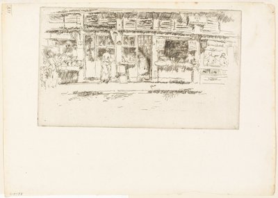 ロシュフーコー通り 作： James Abbott McNeill Whistler