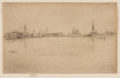 夜明けに敬礼 作： James Abbott McNeill Whistler