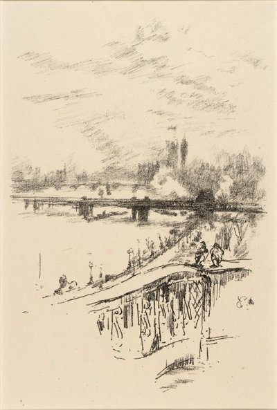 サボイ鳩 作： James McNeill Whistler