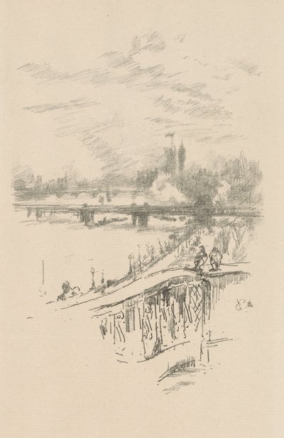 サボイ鳩 作： James McNeill Whistler