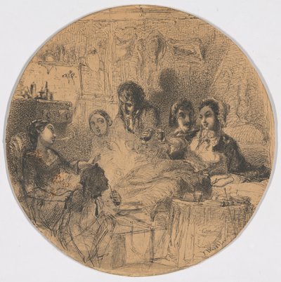 ボヘミアン・ライフの一場面 作： James McNeill Whistler