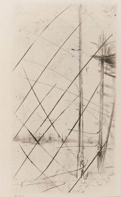 造船所、リバプール 作： James Abbott McNeill Whistler