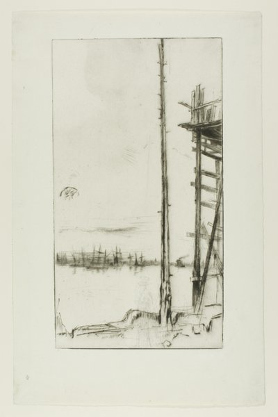 リバプール造船所 作： James McNeill Whistler