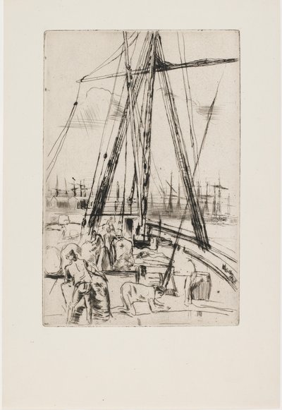 リバプールでの配送 作： James Abbott McNeill Whistler