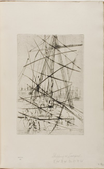 リバプールでの配送 作： James Abbott McNeill Whistler