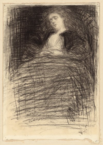 眠る女 作： James Abbott McNeill Whistler