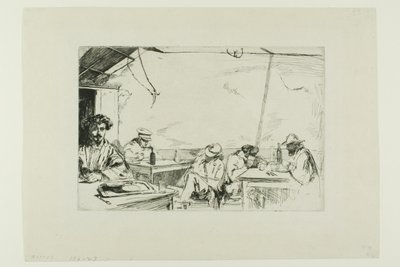 Sous for three sous (スープ フォー スリー スー) 作： James Abbott McNeill Whistler