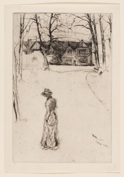 スピーク・ホール: ザ・アベニュー 作： James Abbott McNeill Whistler