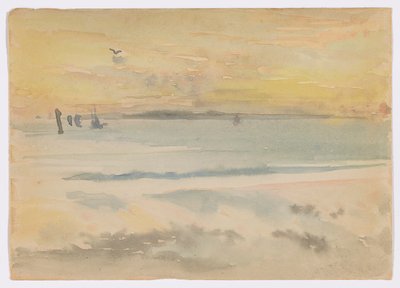 セント・アイヴス: サンセット 作： James Abbott McNeill Whistler