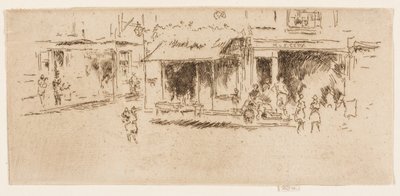 セント・ジェイムズ・プレイス、ハウンズディッチ 作： James McNeill Whistler