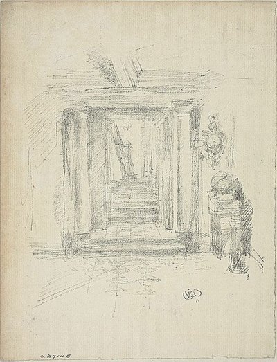 階段 作： James Abbott McNeill Whistler