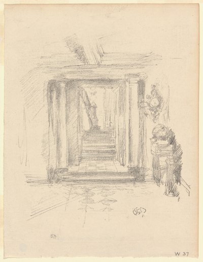 階段 作： James Abbott McNeill Whistler