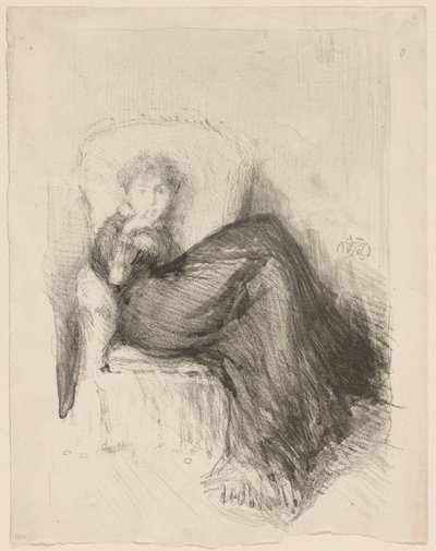 研究座るモード 作： James McNeill Whistler