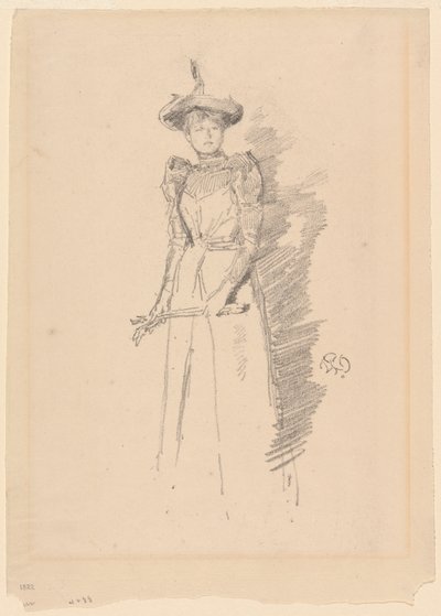 スエードグローブ 作： James Abbott McNeill Whistler