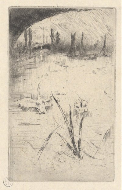 白鳥とアイリス 作： James Abbott McNeill Whistler