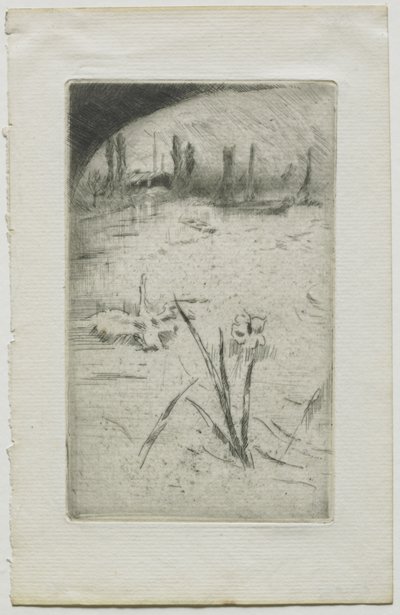 白鳥とアイリス 作： James McNeill Whistler
