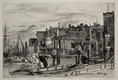 テムズ川警察 作： James McNeill Whistler