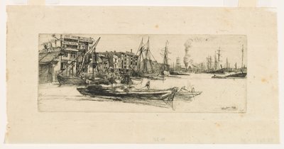 テムズウェアハウス 作： James Abbott McNeill Whistler