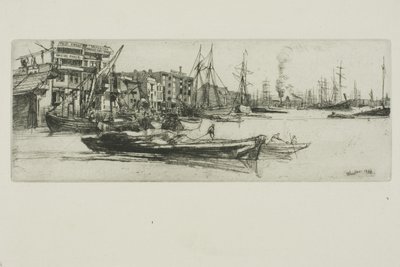テムズウェアハウス 作： James Abbott McNeill Whistler