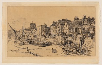 「アダムとイブ」オールド・チェルシー 作： James Abbott McNeill Whistler