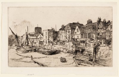 「アダムとイブ」オールド・チェルシー 作： James Abbott McNeill Whistler