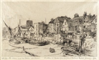 アダム・アンド・イブ・タバーン、オールド・チェルシー 作： James McNeill Whistler