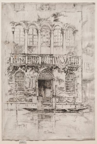 バルコニー 作： James McNeill Whistler