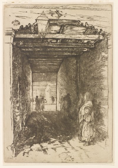 物乞い 作： James Abbott McNeill Whistler