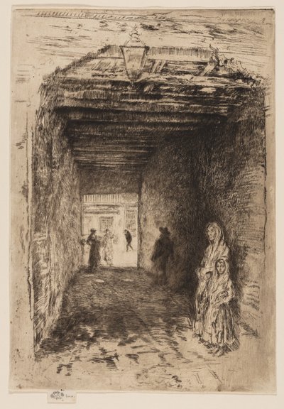 物乞い 作： James Abbott McNeill Whistler