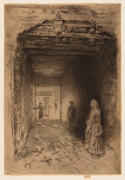 物乞い 作： James Abbott McNeill Whistler
