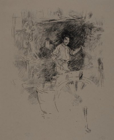 鍛冶屋 作： James Abbott McNeill Whistler
